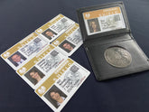 Shield Agents ID Card, S.H.I.E.L.D. Agents Wallet with Metal Badge, ID Card Holder, TV Show Cosplay Movie Props Replica